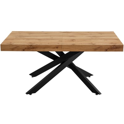 Table à manger extensible décor bois 4/8 personnes - ELENA HOMIFAB