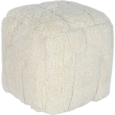 Pouf en laine coton couleur  style Bauhaus RECOLLECTION