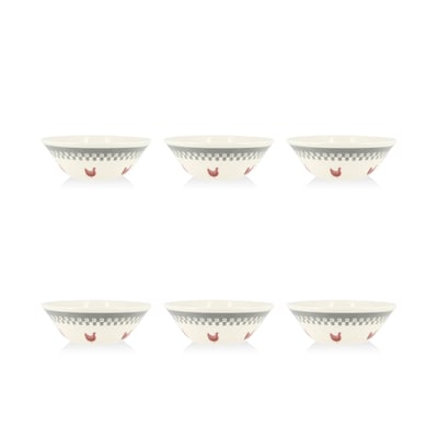 Lot de 6 coupelles en grès 16cm, GALLINA NOVASTYL