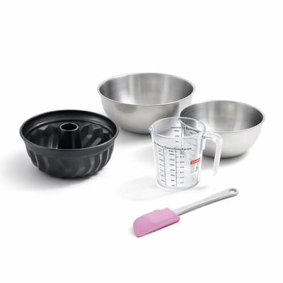 Set de 5 ustensiles de pâtisserie moule à gâteaux 2 bols spatule ZENKER