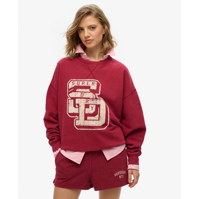 Sweat ras du cou décontracté Athletic Essentials à motif floqué SUPERDRY