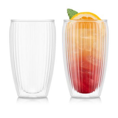 Bodum 0.45 L Transparent PAVINA Set 2 verres double paroi BODUM