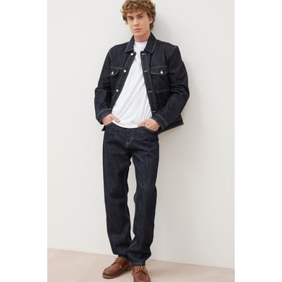 Jeans straight en coton longueur 32 BONOBO