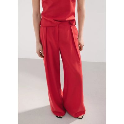 Pantalon droit Lyocell MANGO
