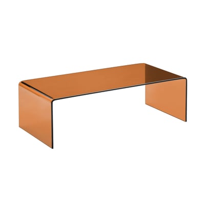 Table basse rectangulaire verre trempé GLINTZ SWEEEK