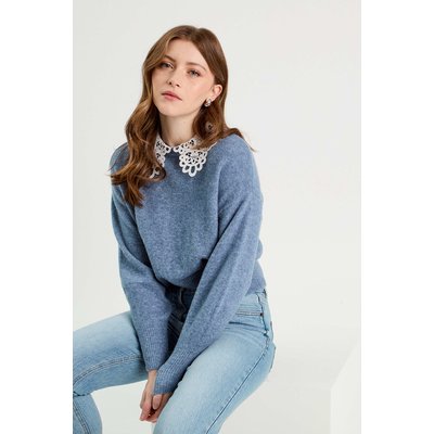 Pull col claudine dentelle CACHE CACHE