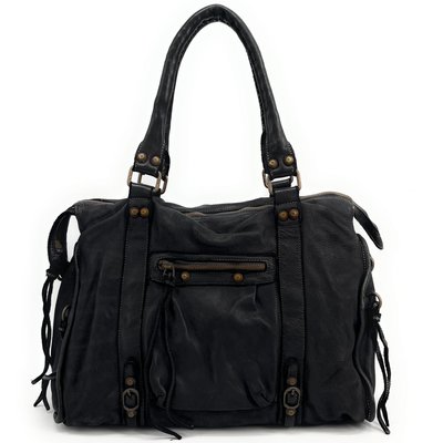 Sac à main en cuir italien STORM XL HURRICAN OH MY BAG