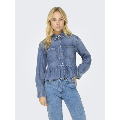 Chemise jean volant femme La Redoute