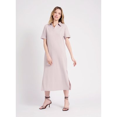 Robe longue côtelée polo CEREN NAF NAF
