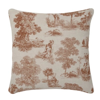 Housse de coussin lin & coton POESIE GARNIER THIEBAUT