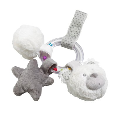 Hochet Ours en velours SAUTHON