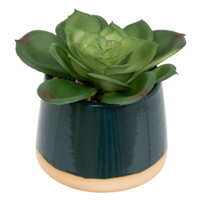 Plante artificielle, pot céramique ATMOSPHERA