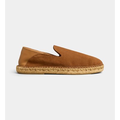 Mocassins Espadrilles Lucenso En Cuir Veau Velours COMPTOIR GL