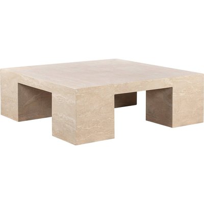 Table basse design travertin  élégance contemporaine RECOLLECTION