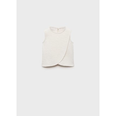T-shirt ouverture en tweed MANGO BABY