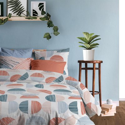 Parure De Lit 2 Personnes Halley Avec Housse De Couette Et Taies D'oreiller LES ATELIERS DU LINGE