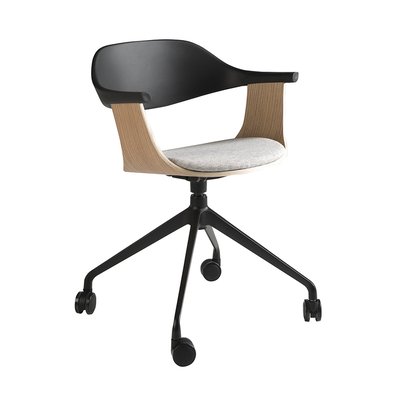 Chaise de bureau pivotante en tissu et pvc ANGEL CERDA