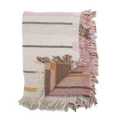 Plaid coton recyclé  Toscana BLOOMINGVILLE