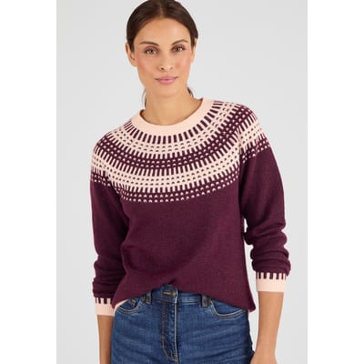 Pull jacquard et fils brillants Thermolactyl DAMART