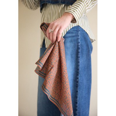 Petit foulard en coton, LEOPARD GABRIELLE PARIS