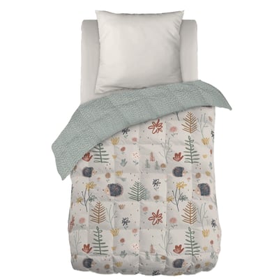 Couette coton imprimee Polisson le herisson EDEN