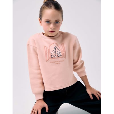 Ensemble de jogging en coton peigné avec imprimé art ZIPPY