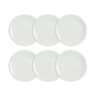 Lot de 6 assiettes à desserts 18cm en porcelaine OGO LIVING