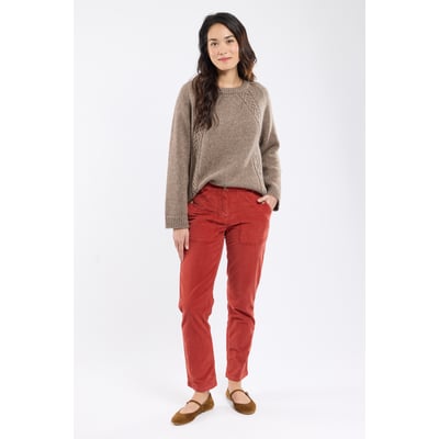 Pantalon coupe droite en coton ARMOR-LUX