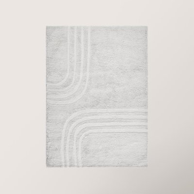 Tapis de sol en Laine texturée à l'aspect peau de mouton  ARCHIBALD MADURA