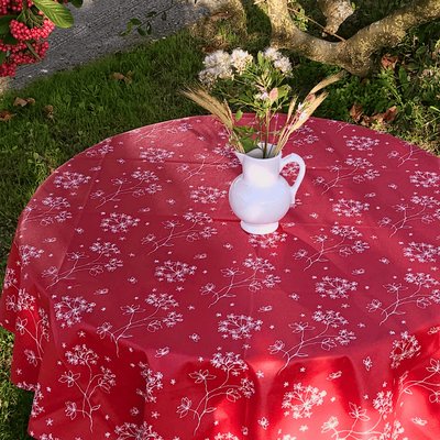 Nappe enduite ronde ou ovale ASTRANCE FLEUR DE SOLEIL