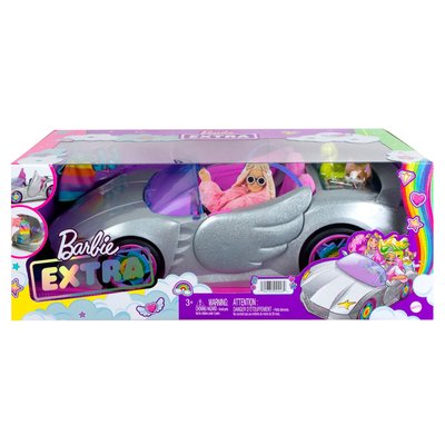 Barbie - voiture décapotable barbie extra - accessoire poupée mannequin - dès 3 ans BARBIE