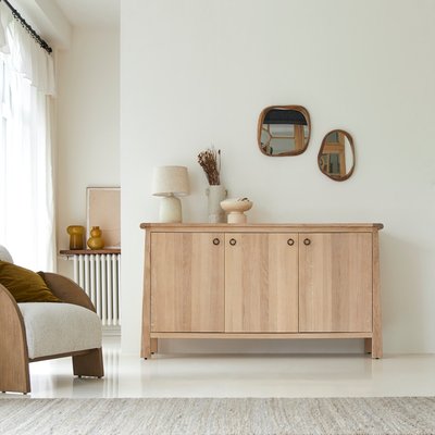 Buffet en chêne massif 180 cm VOLUTE TIKAMOON