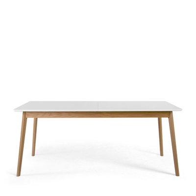 Table à manger extensible 8 à 12 personnes 180-230x80cm - SKOLL DRAWER