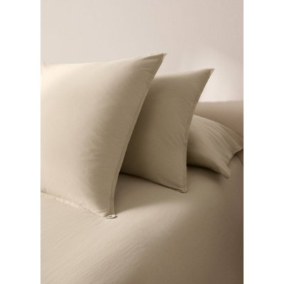 Taie d’oreiller enfant coton lavé double surpiqûre 60x60 cm MANGO HOME