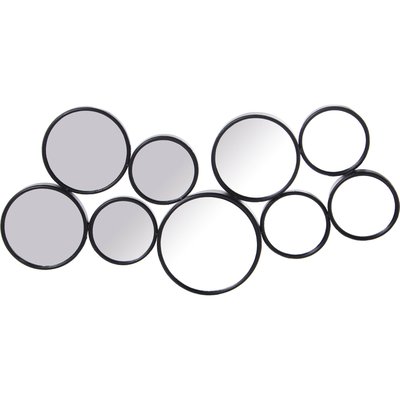 Miroir en métal design rond élégant RECOLLECTION
