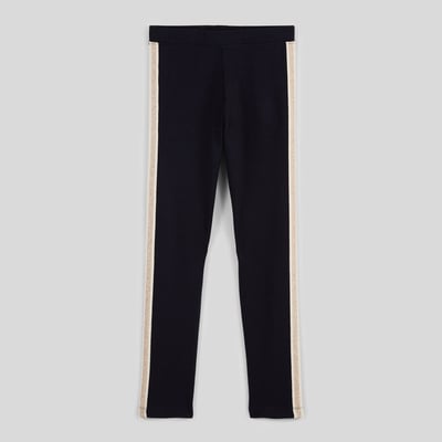 Legging uni à bande pailletée MONOPRIX