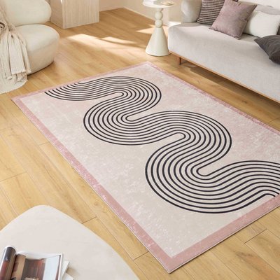 Tapis lavable en machine, motif vague GREGE NAZAR RUGS