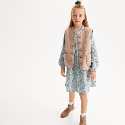 Robe boutonnée en gaze de coton imprimée fleurs LA REDOUTE COLLECTIONS