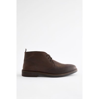 Bottines chukka ciré à lacets NEXT