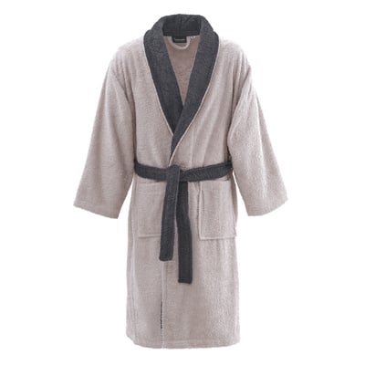 Peignoir  mixte col châle bicolore 450 g/m² MAYA BAY SENSEI MAISON