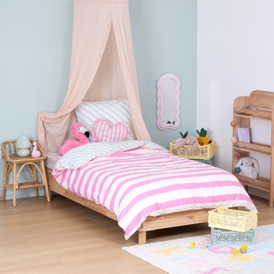 Housse de couette enfant  Rayures +  coton 57 fils ATMOSPHERA