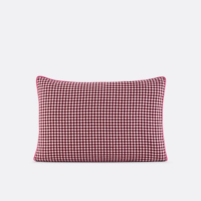 Vichy Flannel Checked Cotton Flannel Child's Pillowcase LA REDOUTE INTERIEURS