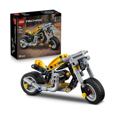Technic Moto jaune LEGO