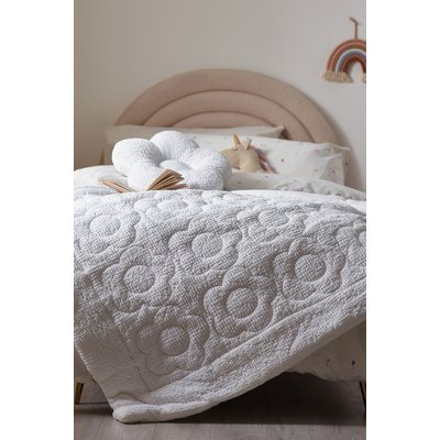Jeté de lit matelassé à fleurs NEXT