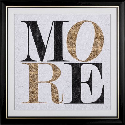 Tableau mural design message more décoration moderne RECOLLECTION