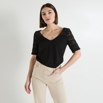 T-shirt col V GRAIN DE MALICE