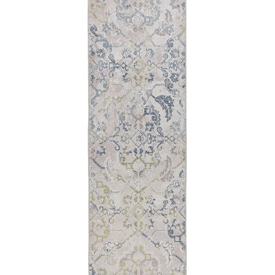 Distressed Vintage Machine Washable Runner Rug - 67x200cm SO'HOME