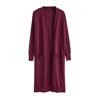 Cardigan long et doux en coton majoritaire NEXT