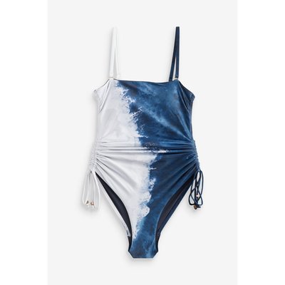 Maillot de bain bandeau gainant ruché NEXT