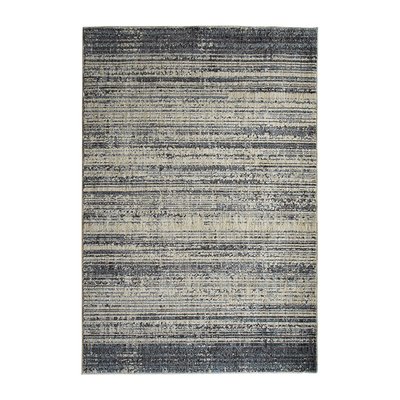 Tapis de salon recyclé motif lignes   RECYCLE LINES THE DECO FACTORY